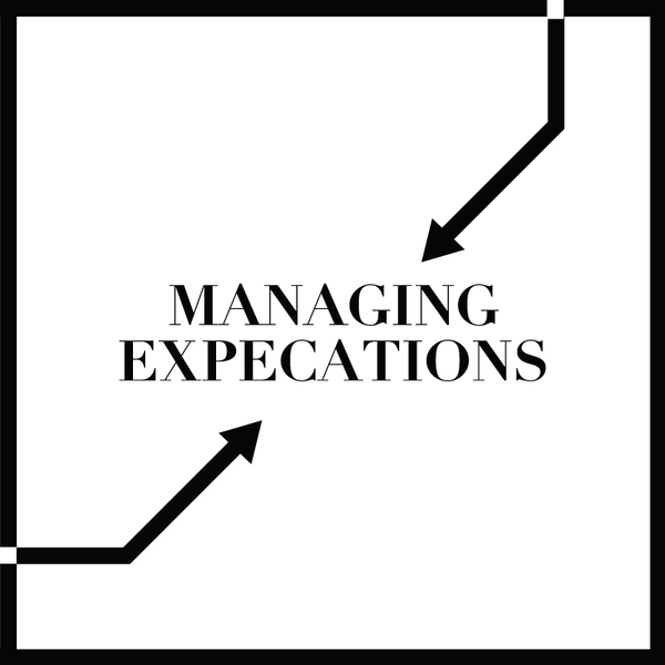 Entrepreneurs managing expectations