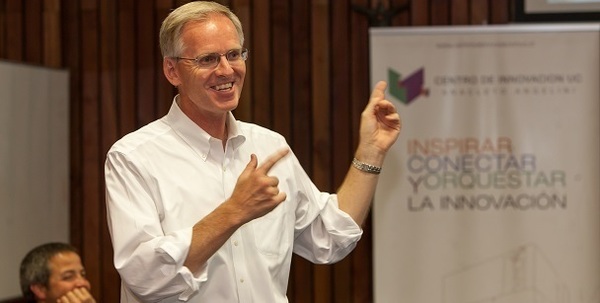 Director Murphy Giving a Talk in Chile