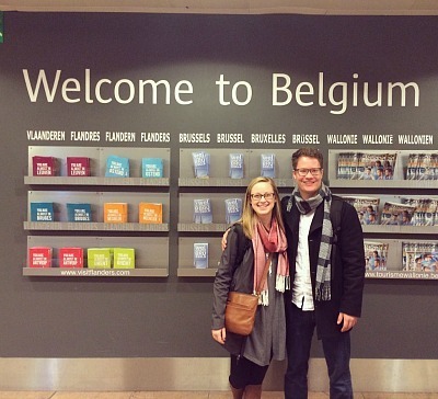 Arriving in Belgium