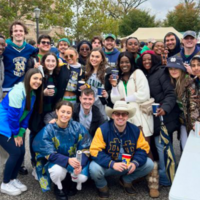 ESTEEM Program Students and Alumni Come Together for Spirited Annual Tailgate at Notre Dame