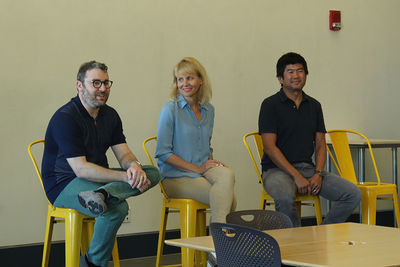 Matt Rogers, Amy Honjo, Shige Hongo, co-founders of Nest